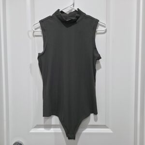 Spanx® Suit Yourself Ribbed Mock Neck Sleeveless Bodysuit